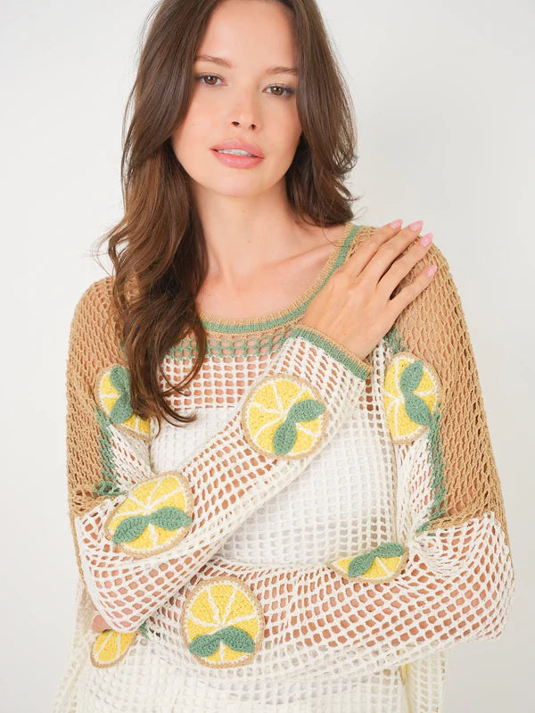 Squeeze Mesh Sweater