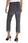 Gray keeper boyfriend rolled cuff jean
