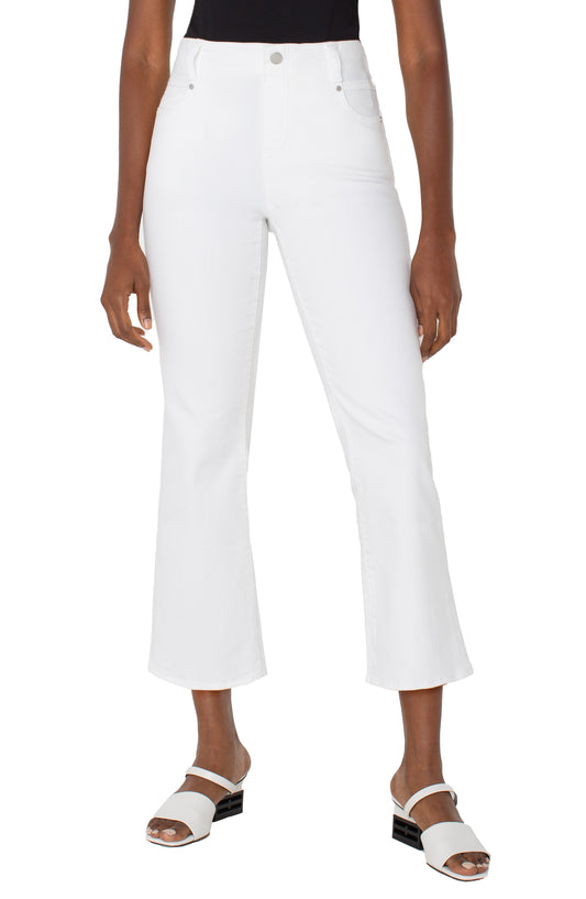 White Gia Glider Slit Back
