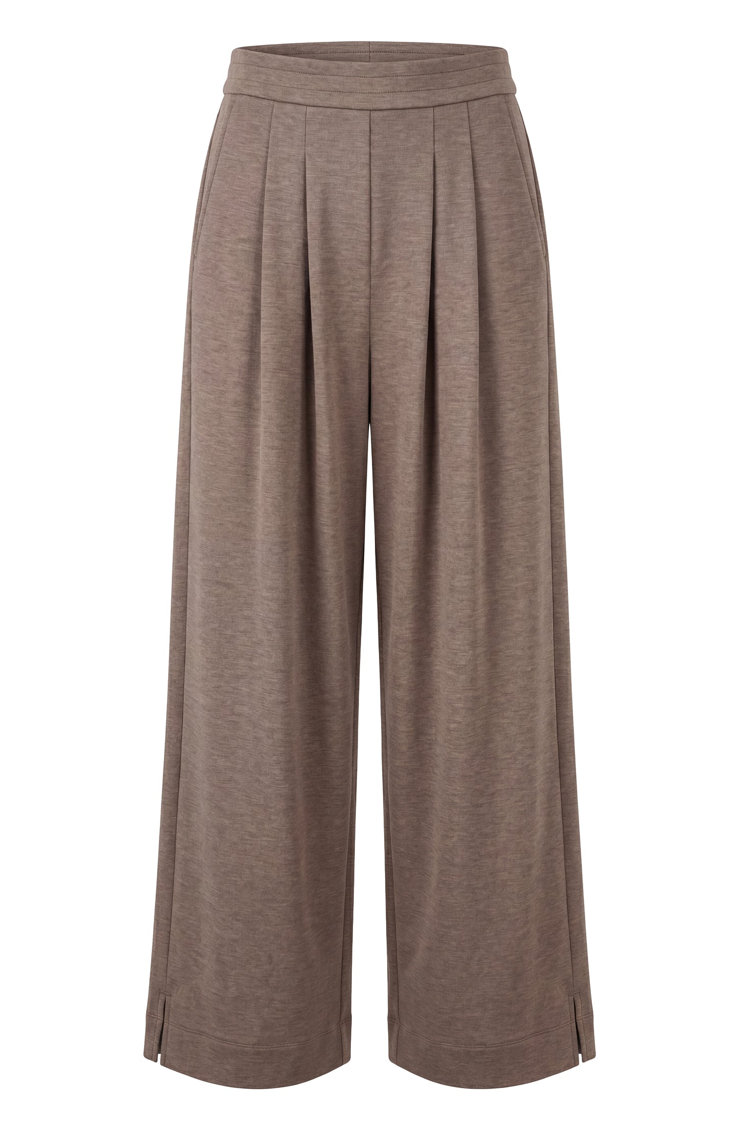 Pull on Pleated Wide Leg Pant