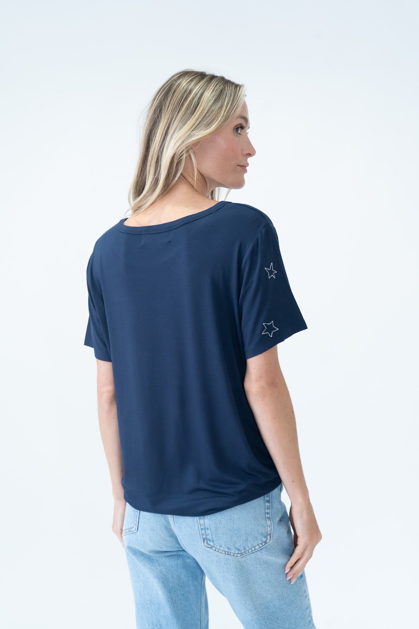 Star Embroidered Tee