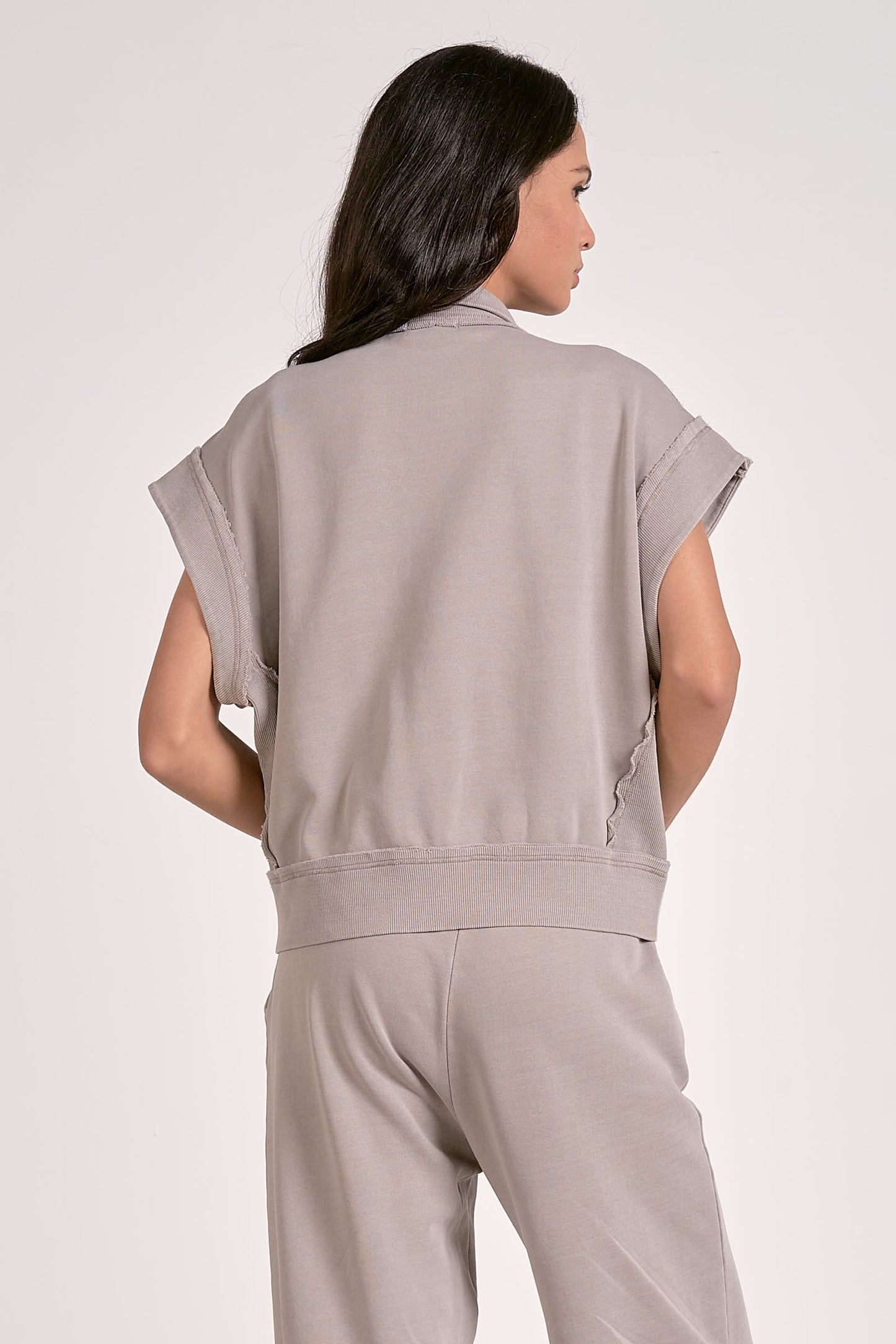 Zip Up Short Sleeve Jacket