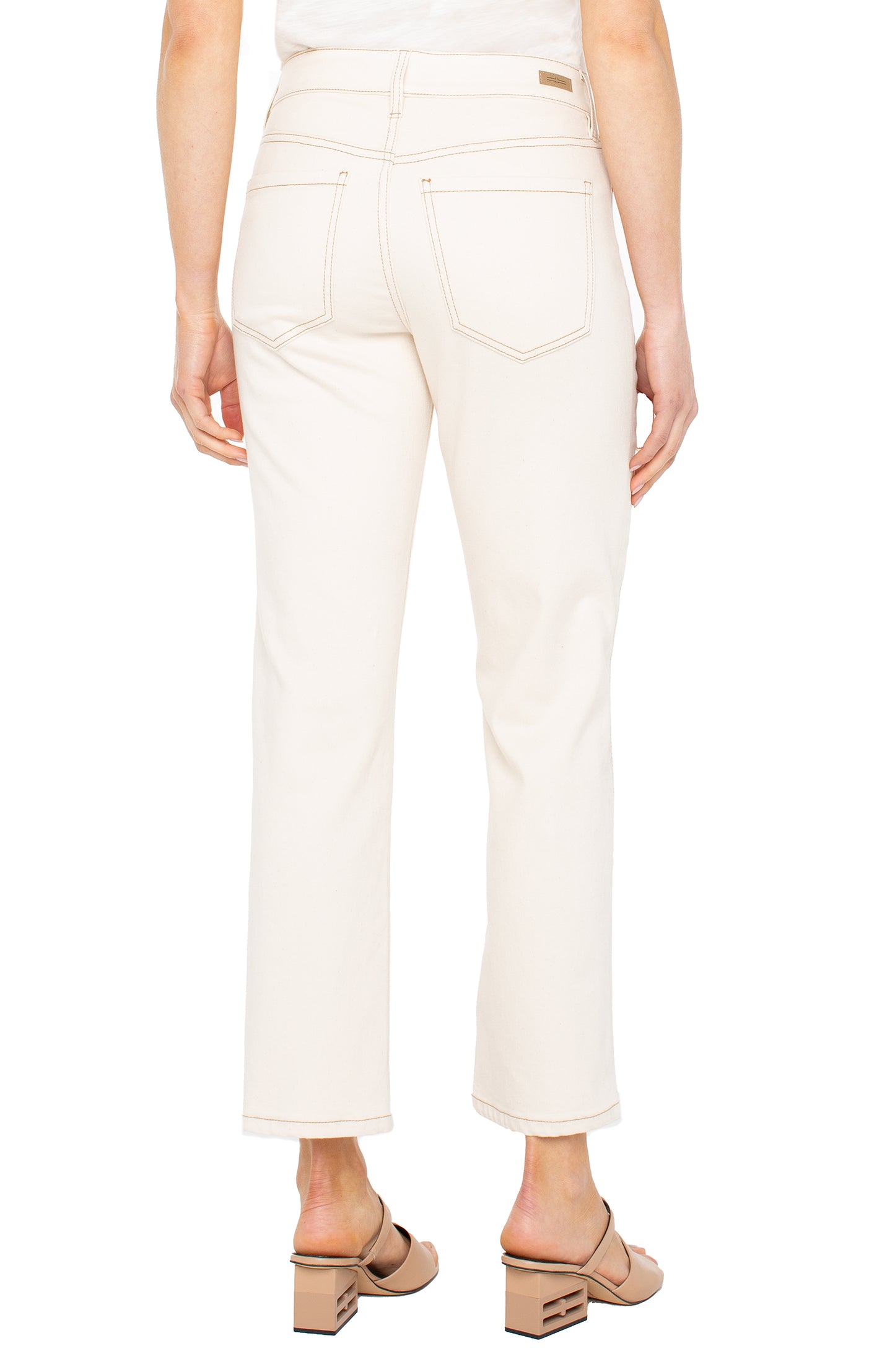 Kennedy crop straight w/ seaming 27" ins