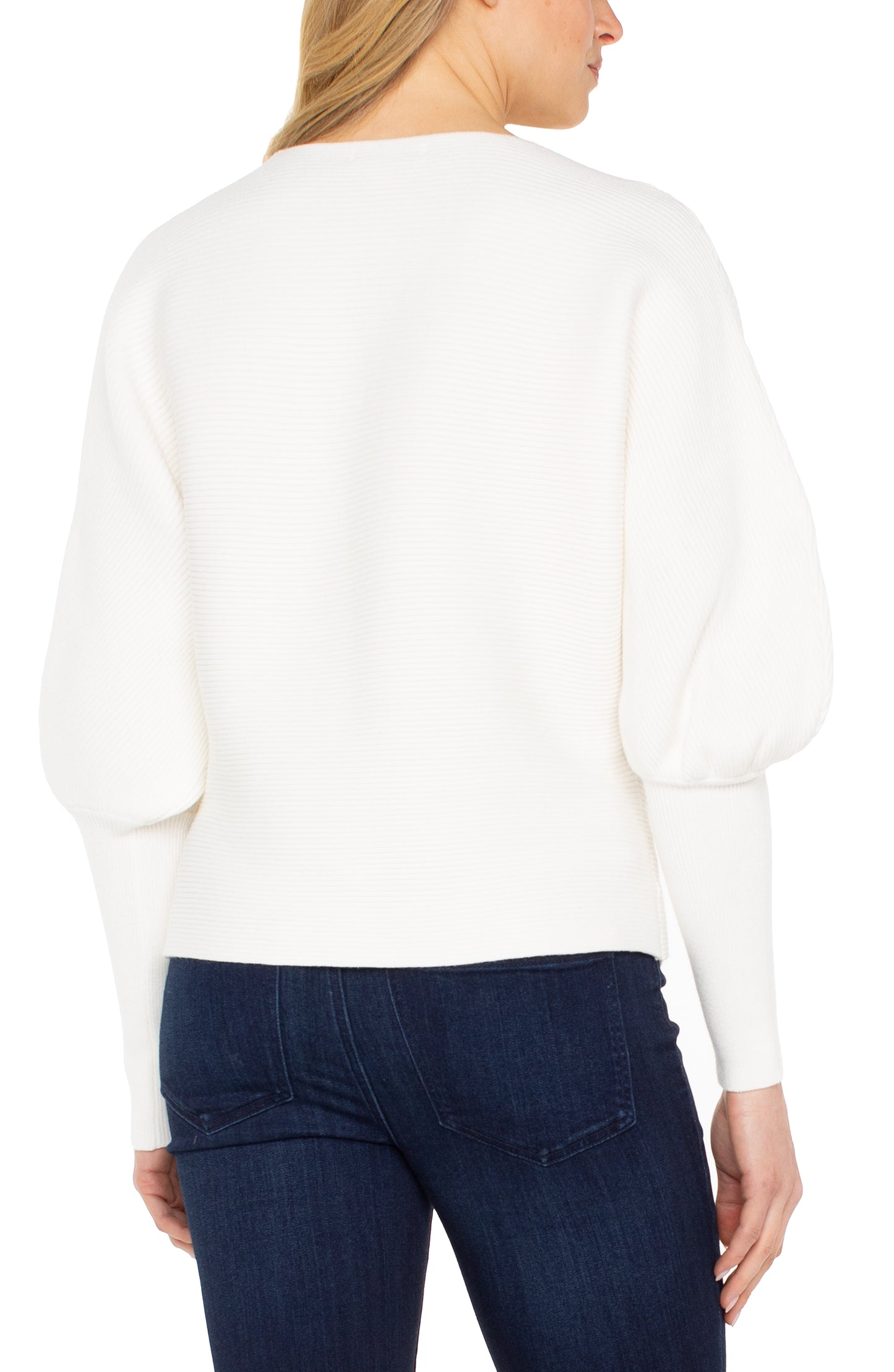 Boat Neck Dolman Sleeve Sweater