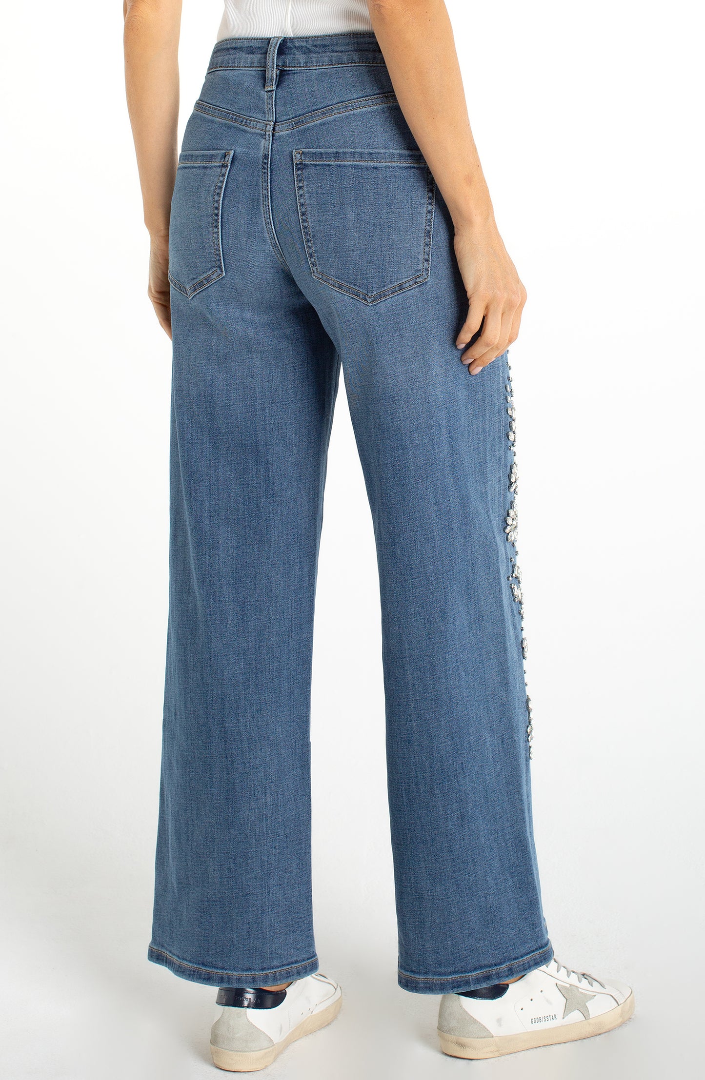 Crystal Firework Stride Jeans