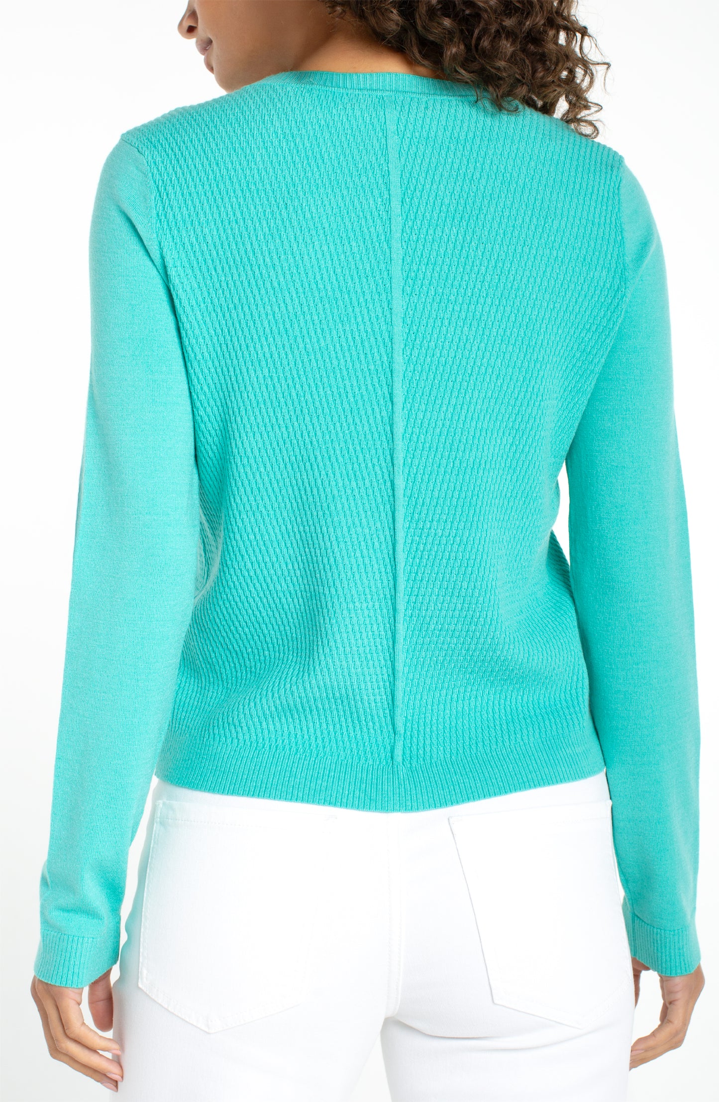 Waterfall Teal Sweater