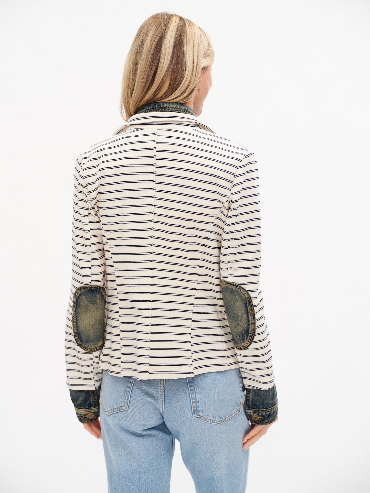 Navy Stripe Clarissa Jacket
