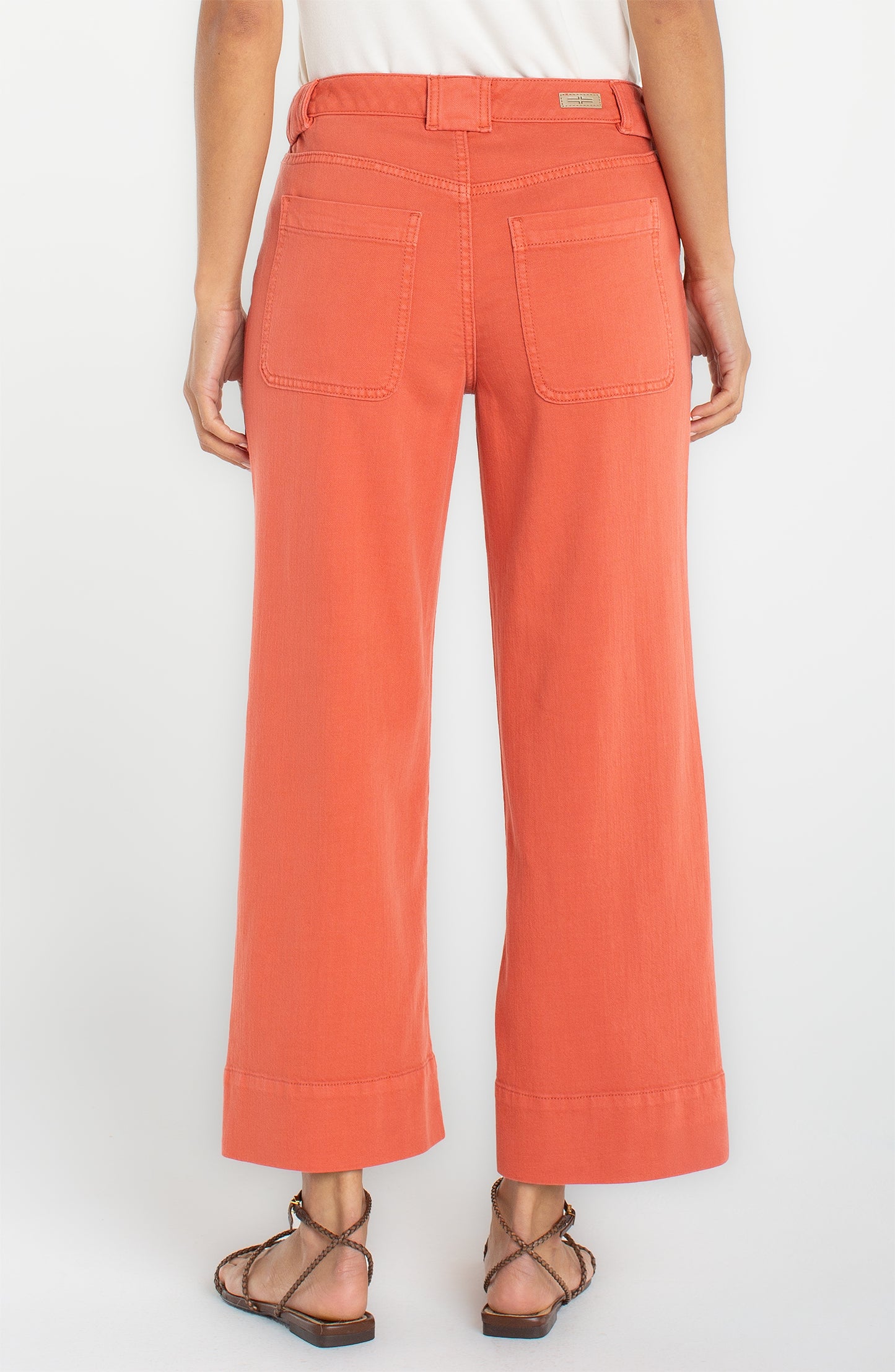 Stride Orange Cargo Wide Leg