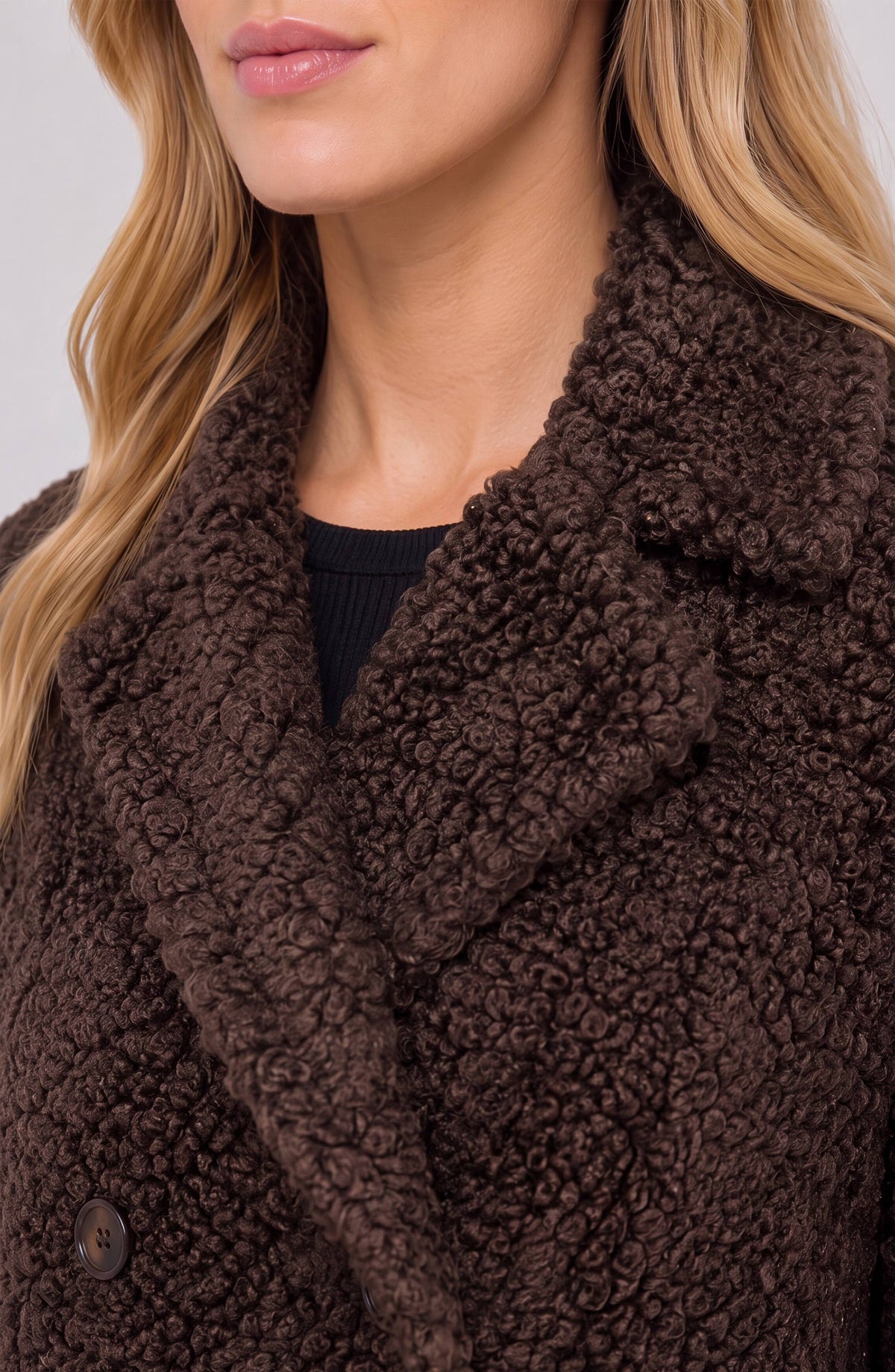 Brown Double Breasted Coat