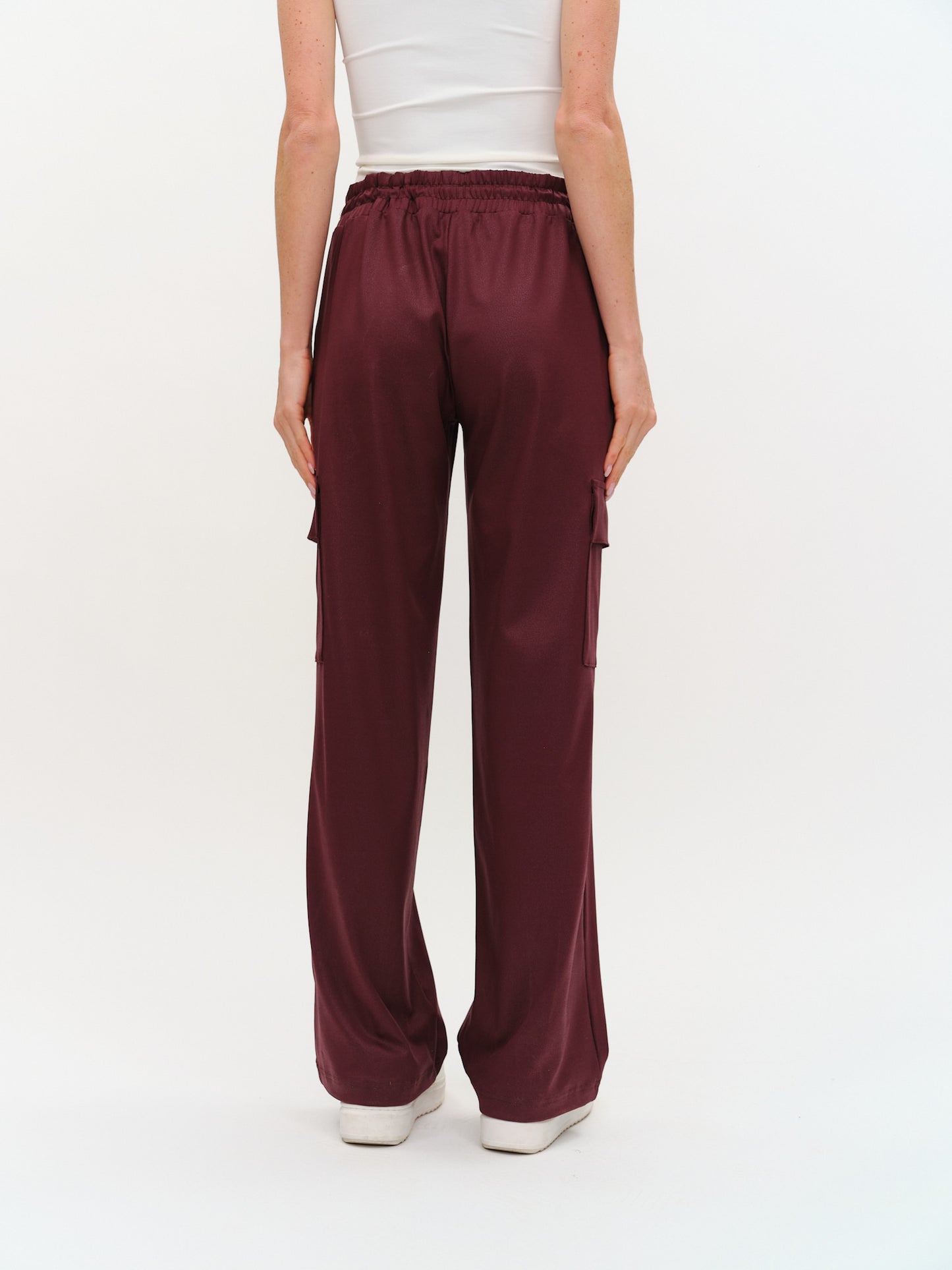 Coated Cargo Pants