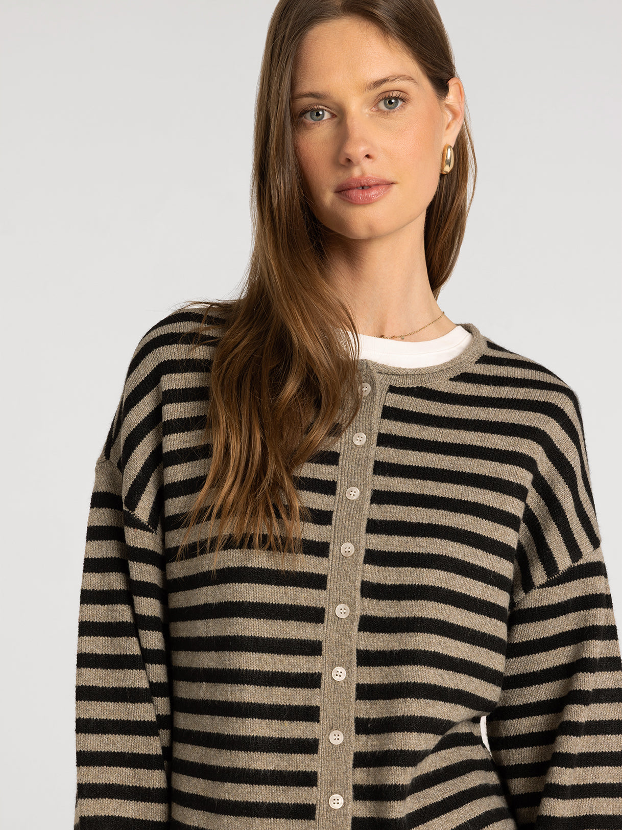 Stripe Cardigan
