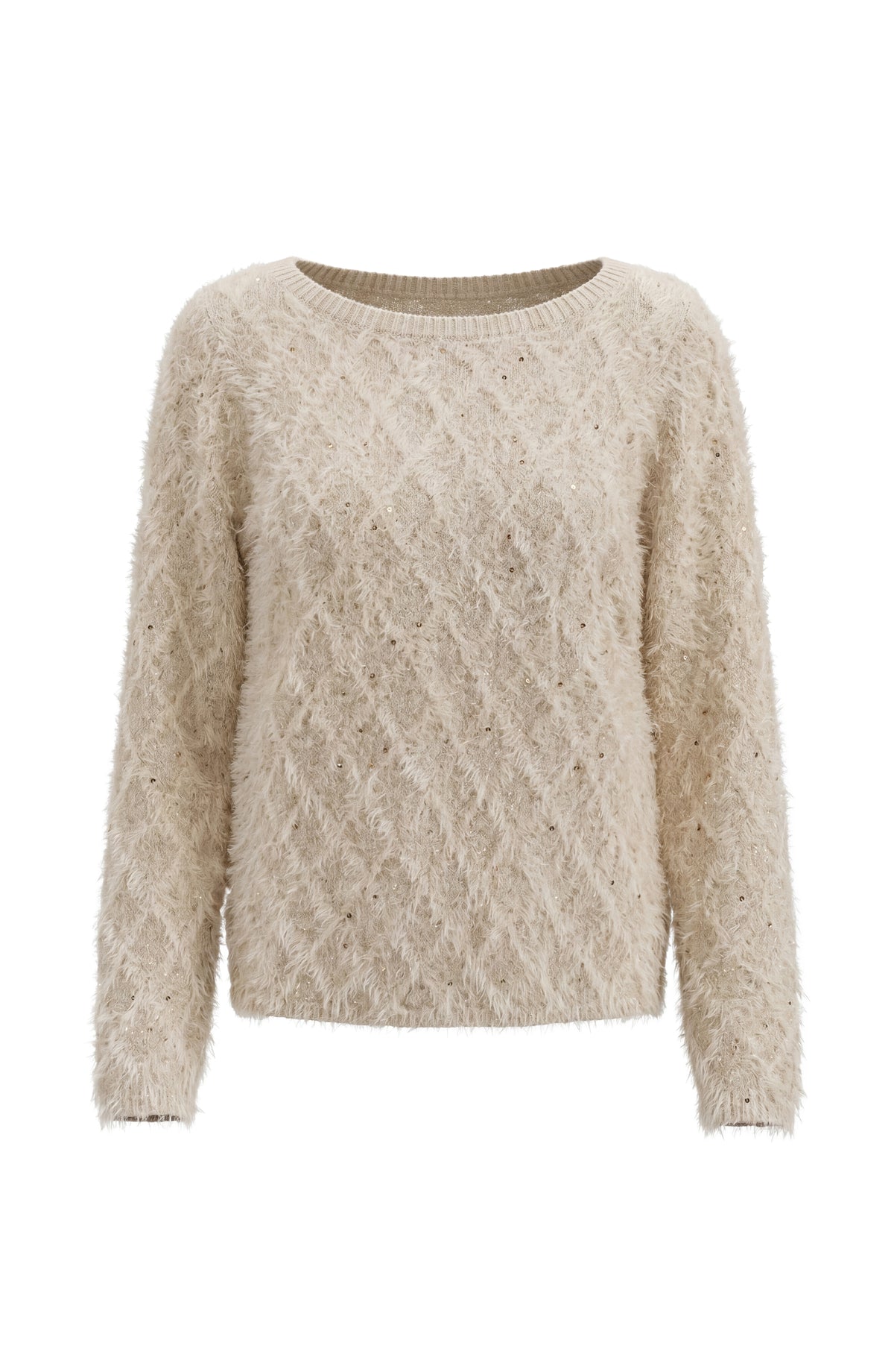 Camel Metallic Sweater