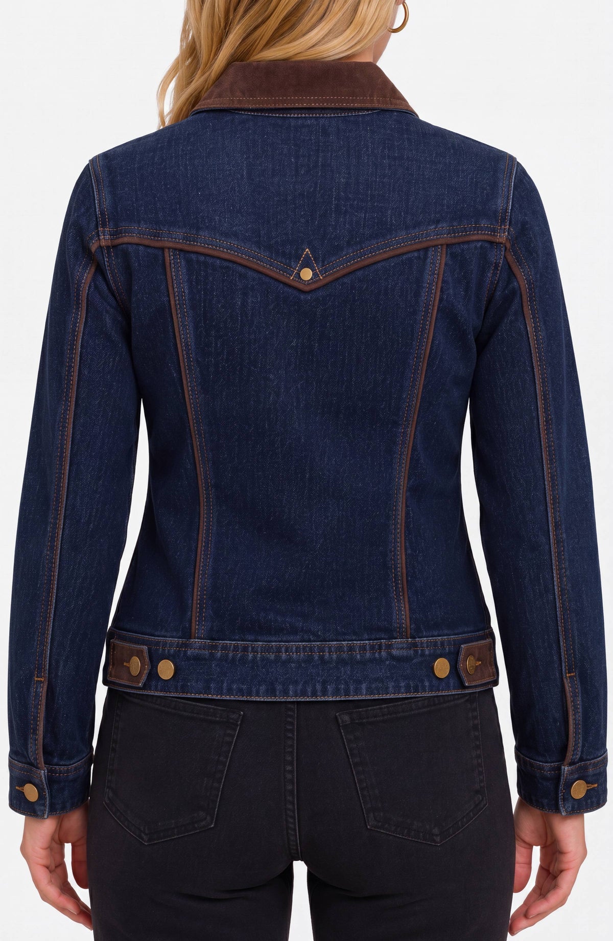 Classic Trucker Jacket Velvet Details