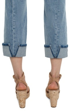 Marley cuffed back seam jean