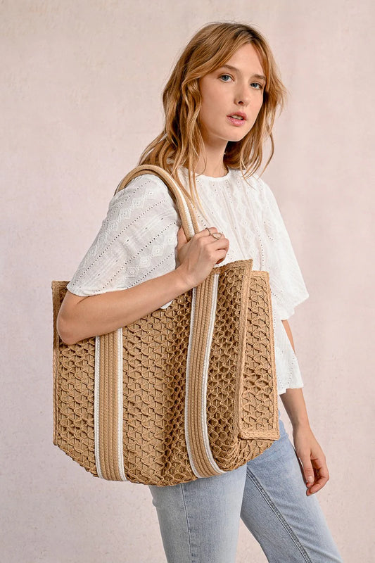 Woven Straw Bag
