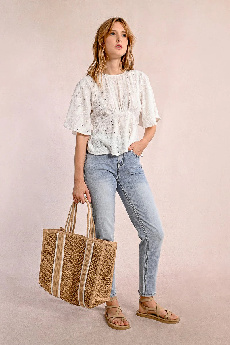 Woven Straw Bag