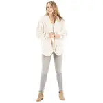 Sherpa Cardigan with Hoodie