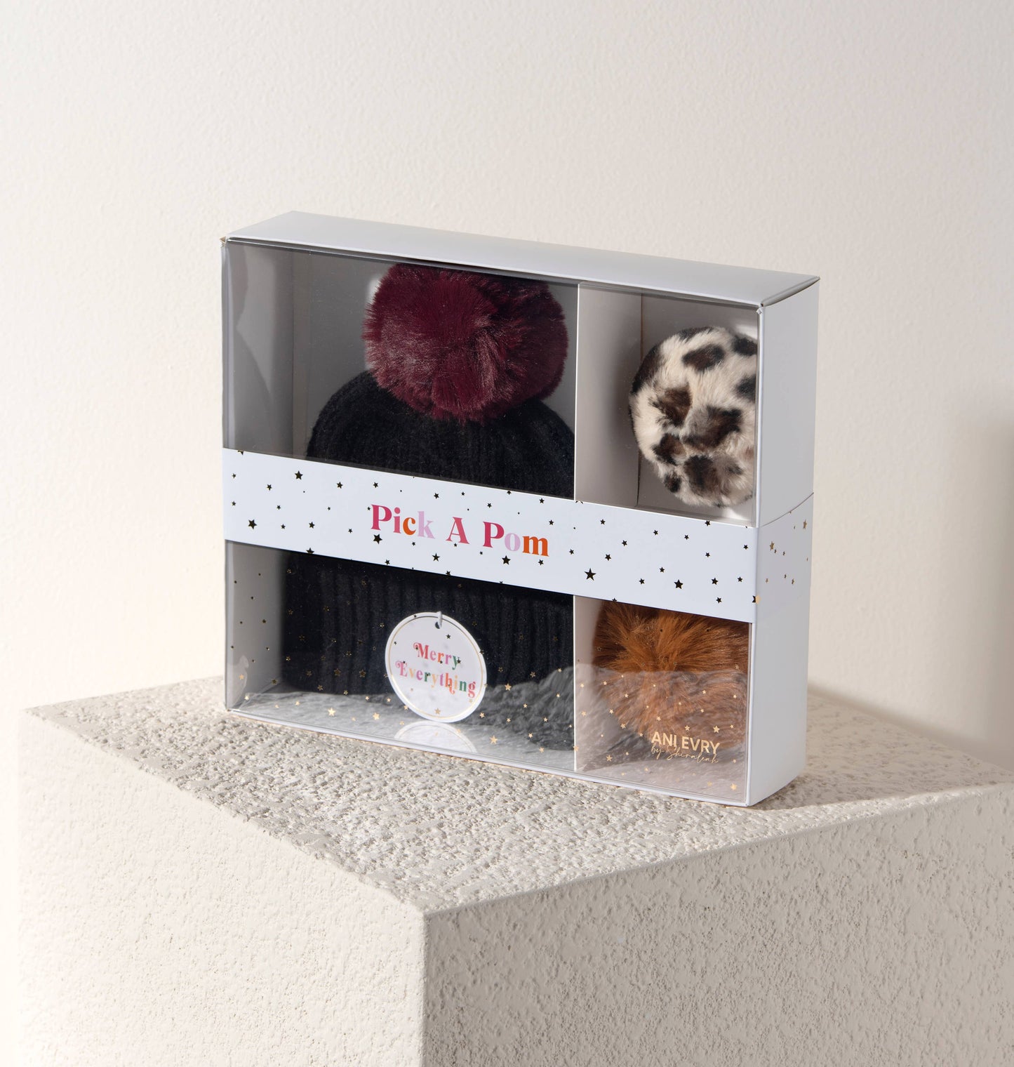 PICK A POM BOXED SET, BLACK
