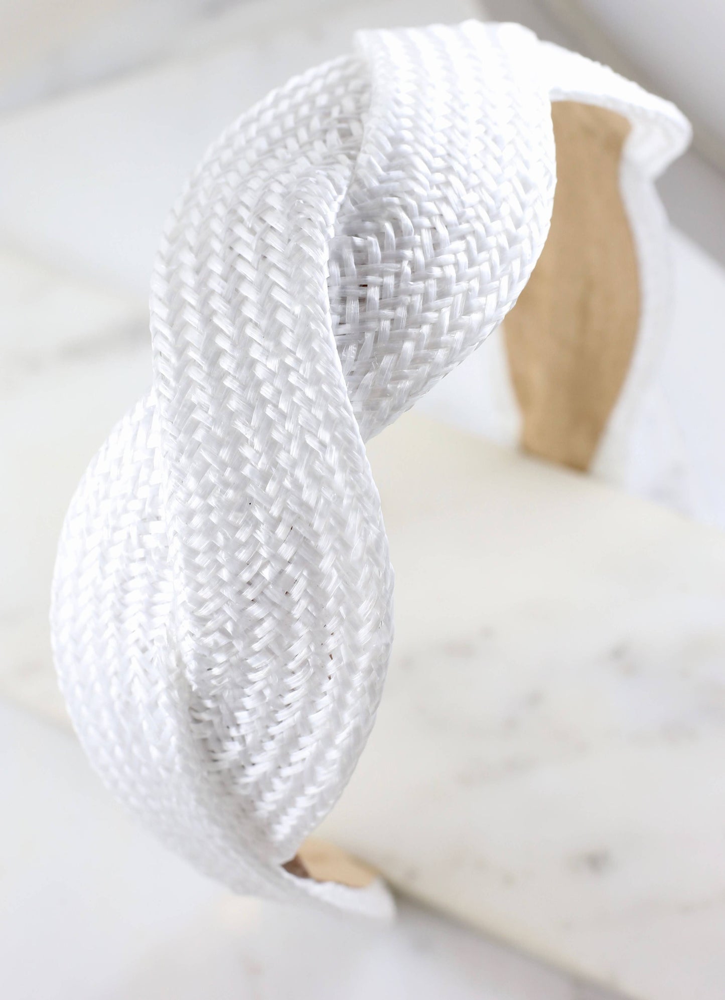 Iverson Straw Headband WHITE