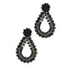 Rajani Cluster Sparking Crystal Bead Teardrop Earring