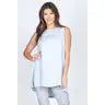Mineral Wash Sleeveless Linen Tunic