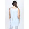 Mineral Wash Sleeveless Linen Tunic