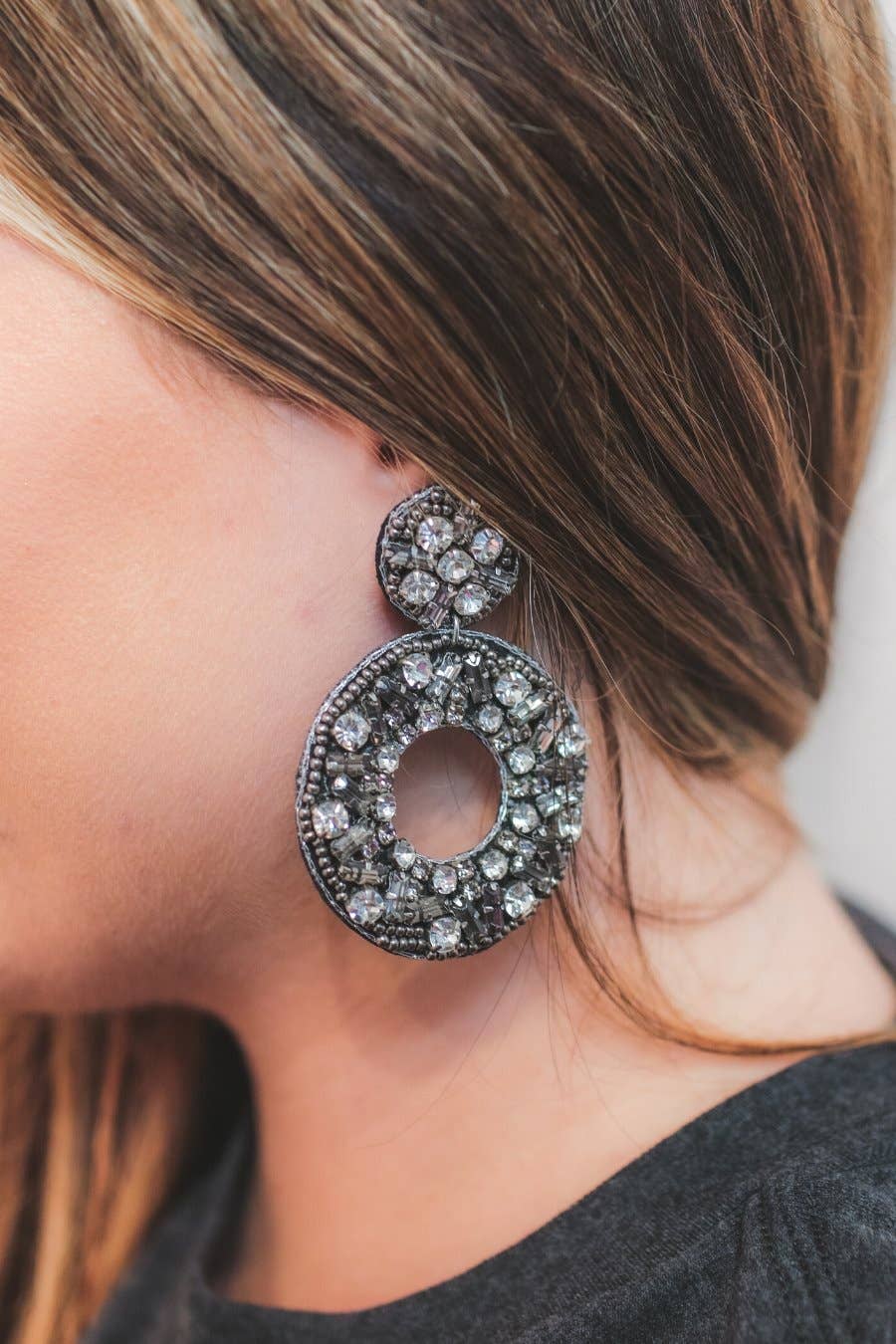 Holiday Magic Round Earrings