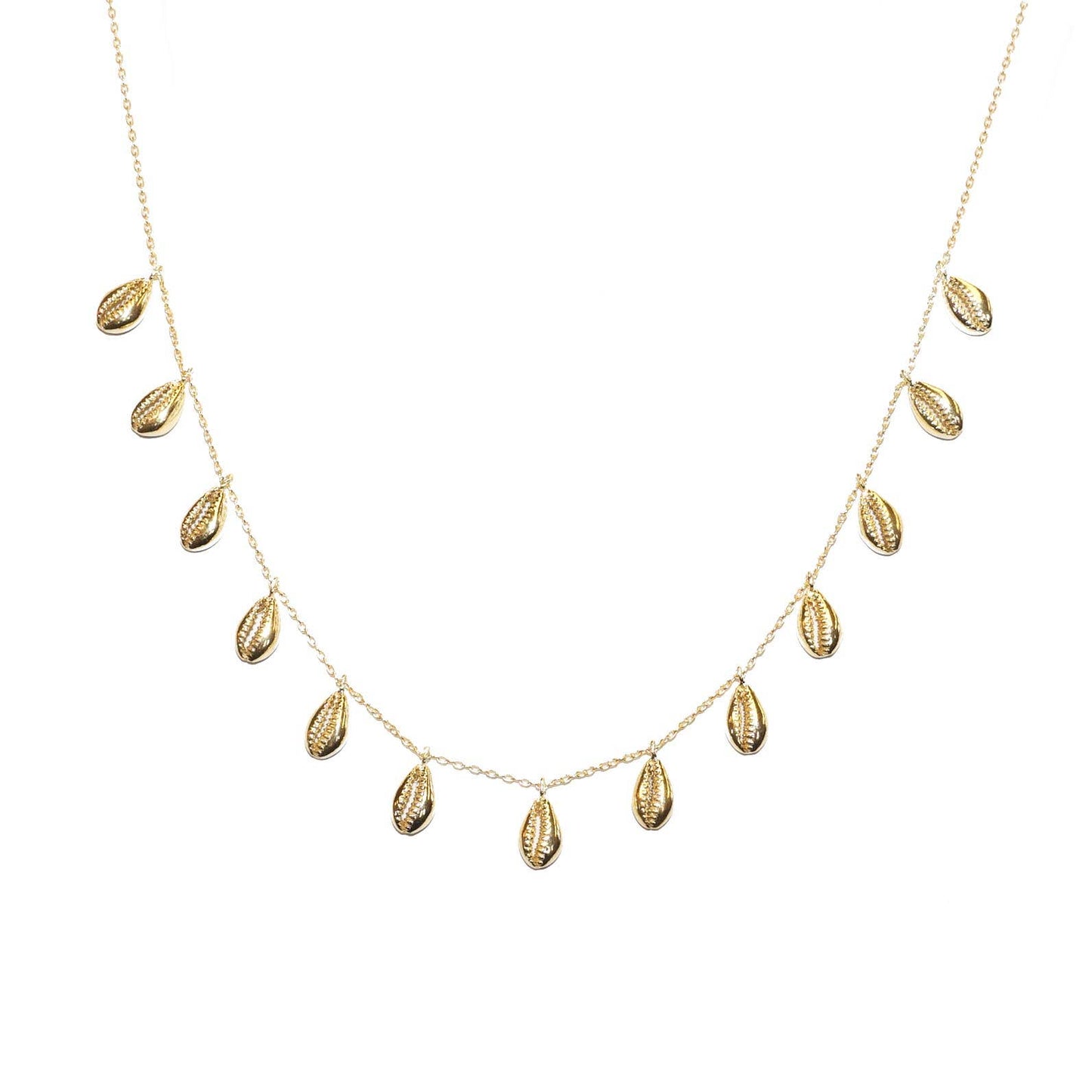 Multi puka shell necklace