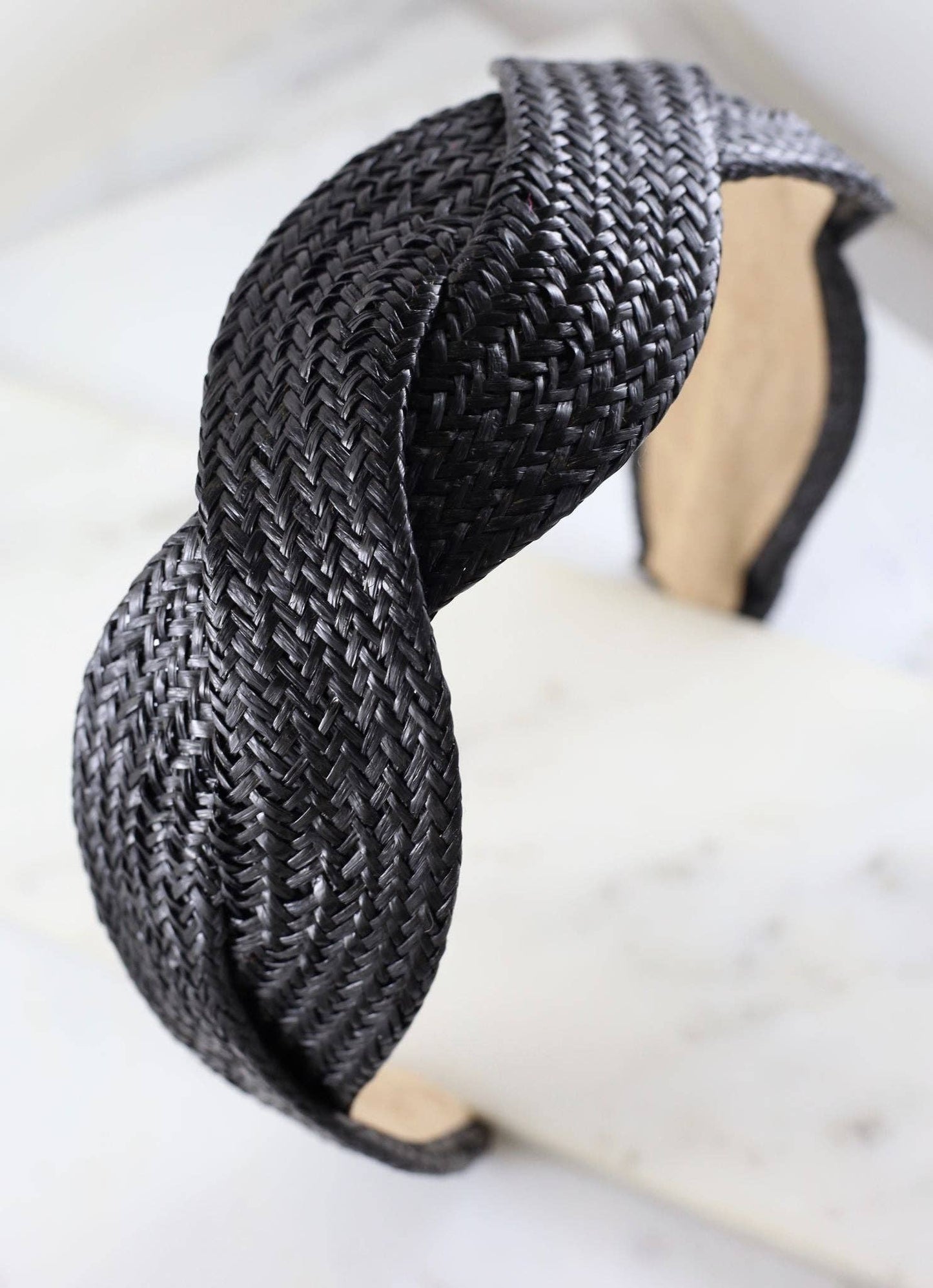 Iverson Straw Headband BLACK