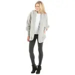 Sherpa Cardigan with Hoodie