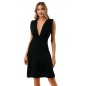 Plunging Sleeveless Dress