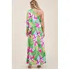 Off the Shoulder Floral Maxi Dress
