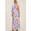 Off the Shoulder Floral Maxi Dress