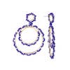 Paradise Crystal Bead Teardrop Earring