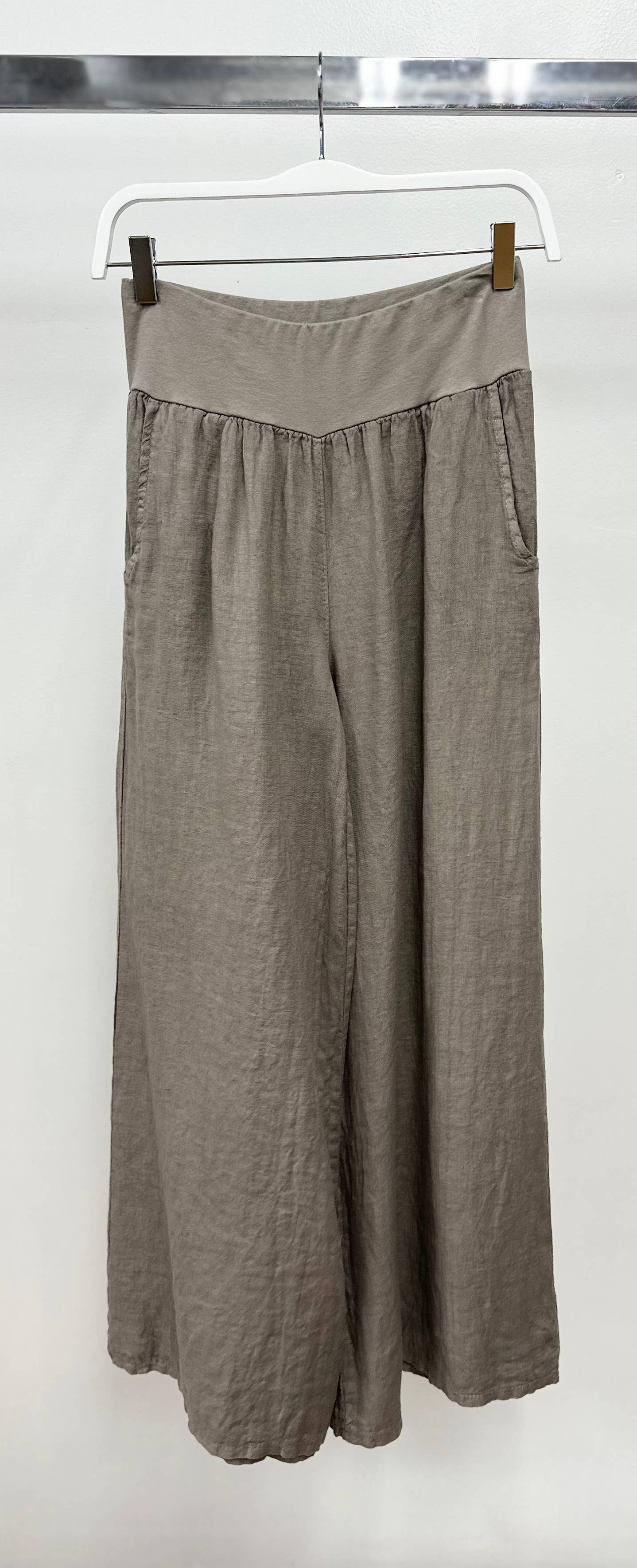Linen Pants Waistband Pants