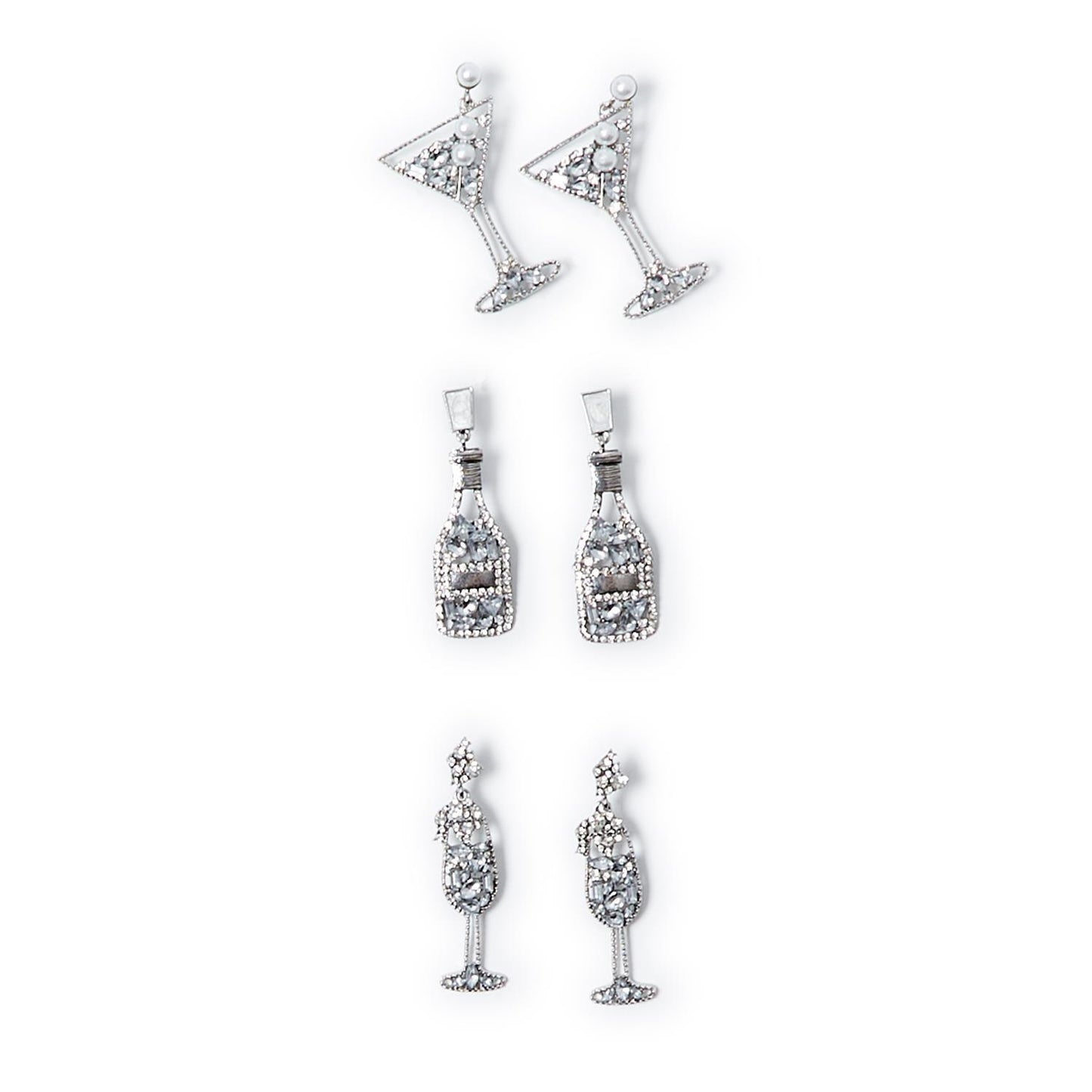 Crystal Embellished Earrings