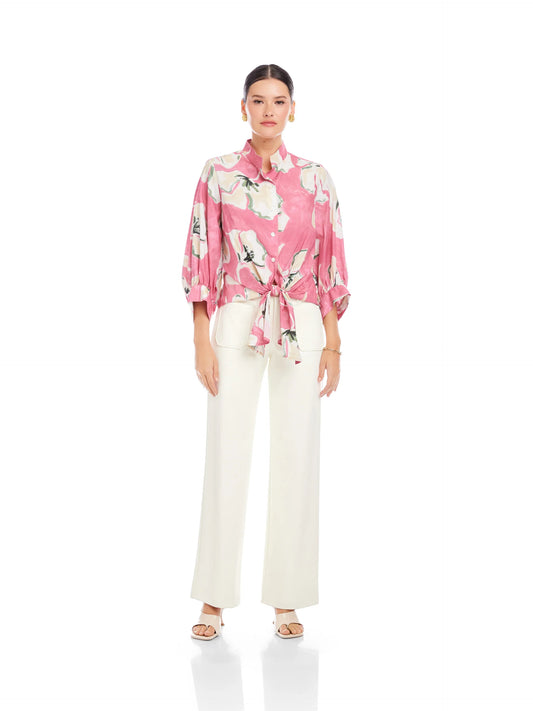 Sawyer Tie Front Top