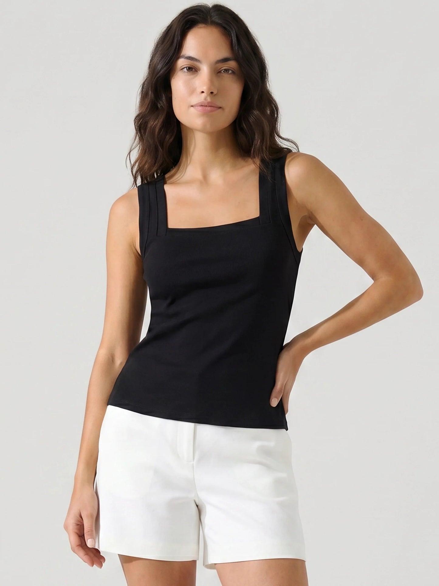 Mindy Square Neck Tank Top