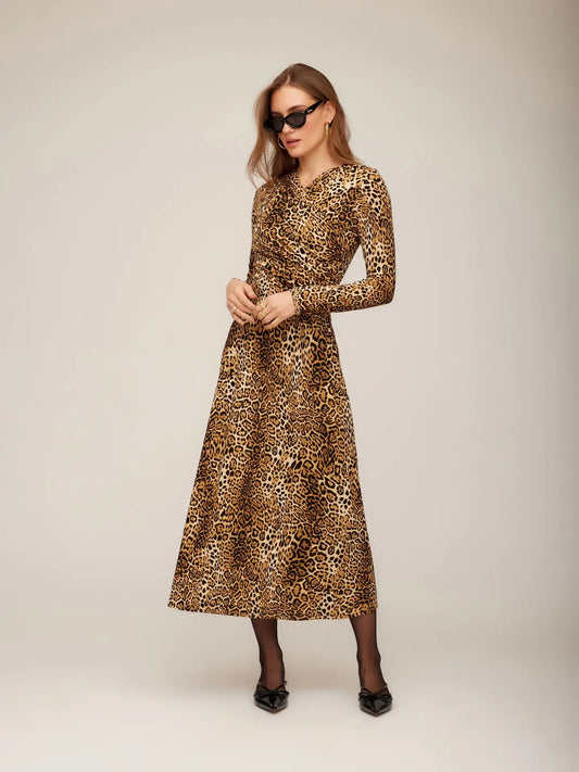 Kourtney Cross Front Midi Dress