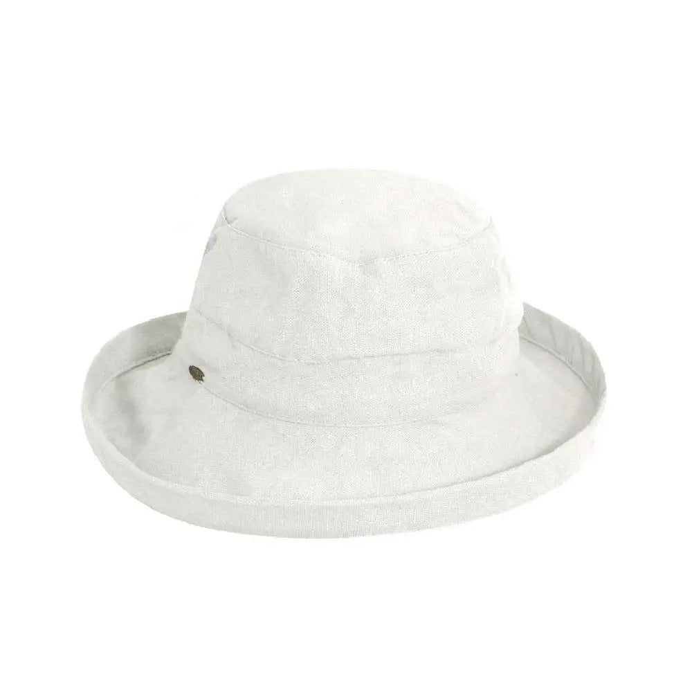 Cotton Round Crown Bari Hat