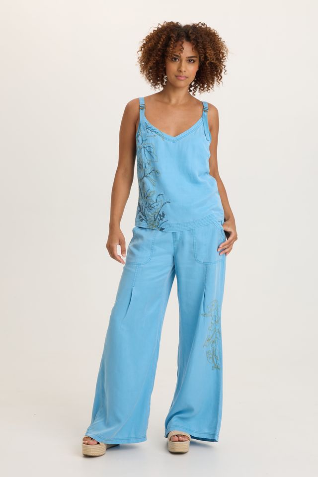 Embroidered Faizon Tank Top