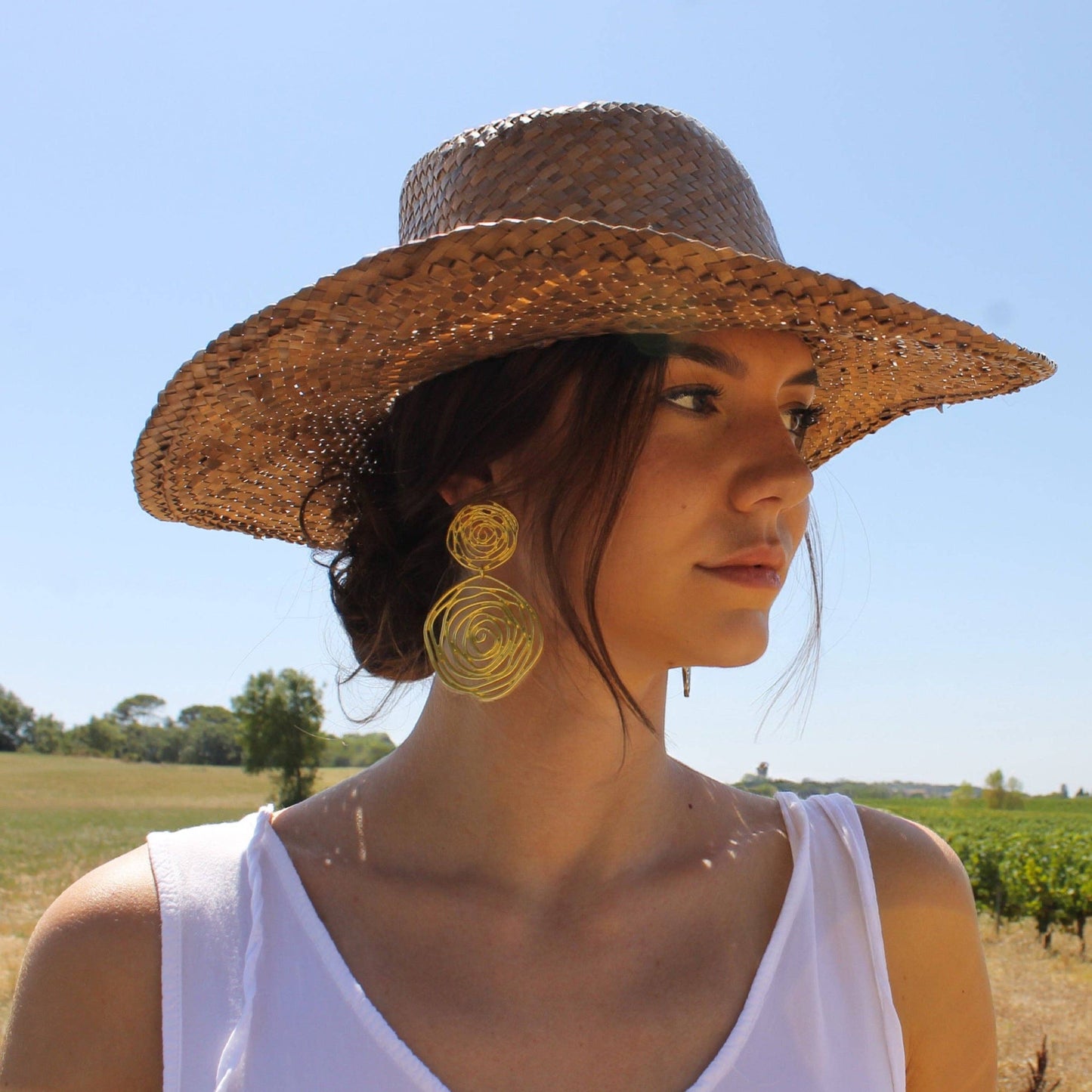 Floral Statement Earrings