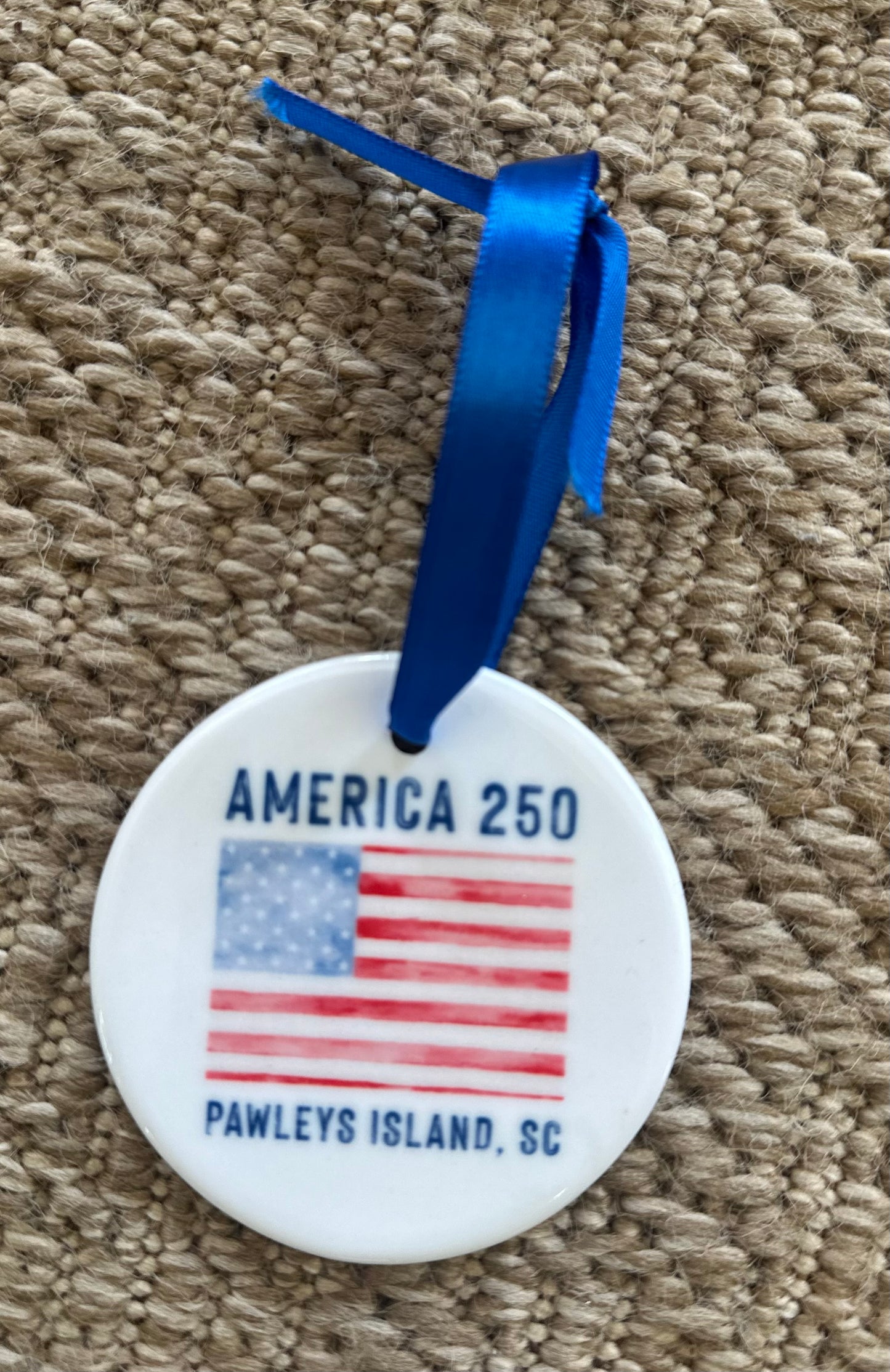 America 250 USA Custom Town Ornament