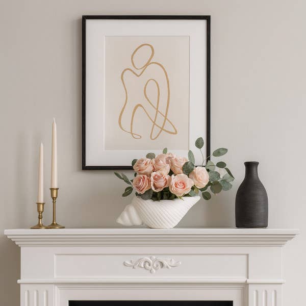 Decorative Conch Shell Planter