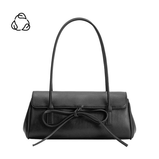Bowie Black Recycled Vegan Shoulder Bag