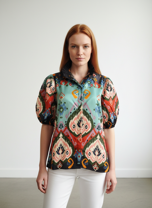 Vibrant Ikat Shirt