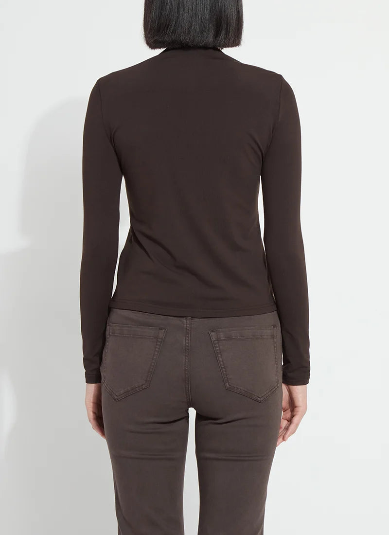 Crossed Boat-Neck Top