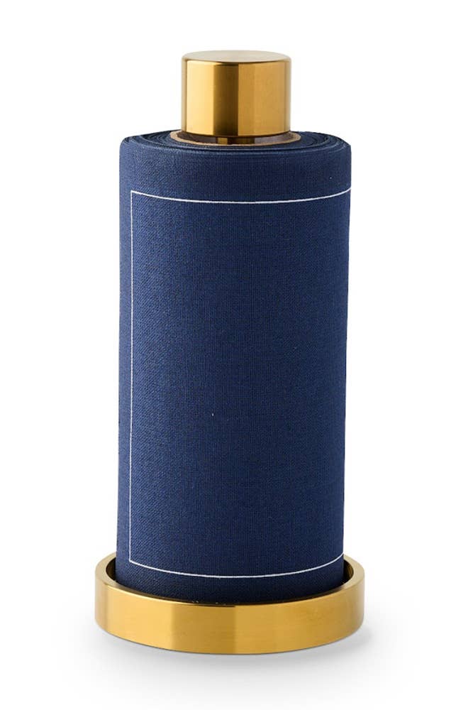 Cocktail Size Gold Stand For Cocktail Napkin Rolls
