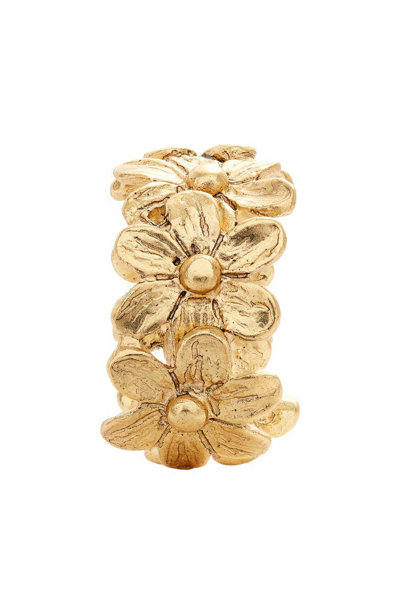 Flower Ring: Gold