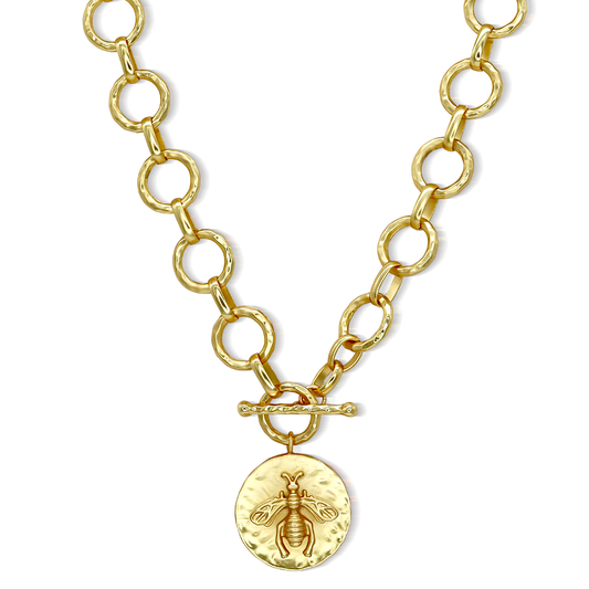 Queen Bee Toggle Necklace